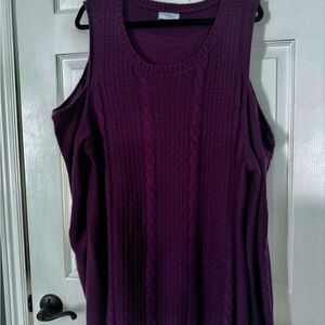 Great Northwest Clothing Company Purple Ribbed Tank Top